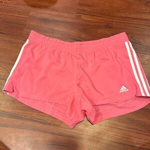 Pink Adidas shorts